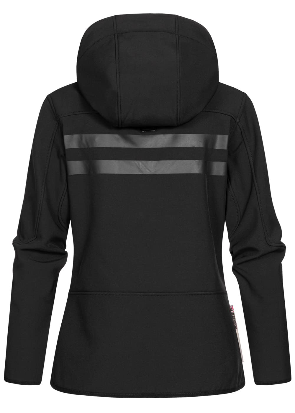 Geographical Norway Donna Softshell Giacca Esterna Romantic Turbo-Dry Cappuccio Staccabile