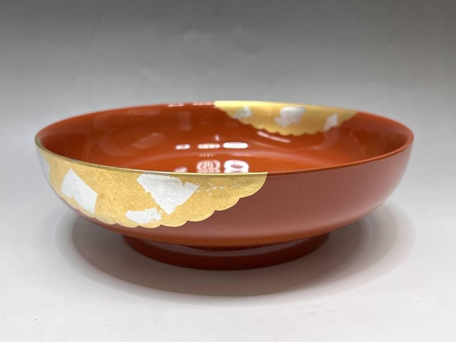 伝統工芸　山中漆器　栓材造盛鉢（飾盆） 山中漆器 さくら 菓子鉢 | 丸盆・菓子器 | 伝統工芸品・和風記念