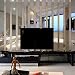 ZJCilected Set of 10 3D Rectangle Mirror Wall Stickers DIY Acrylic Home Decor Decal, Silver