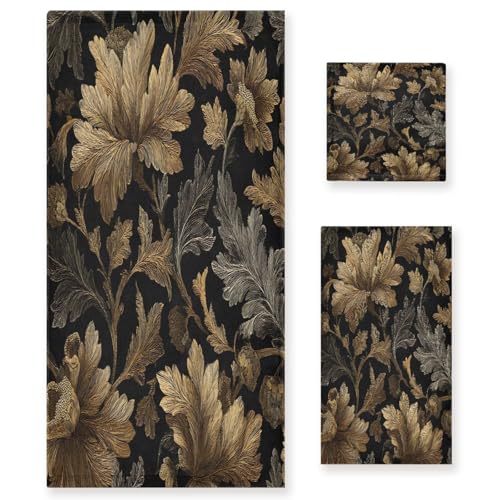 susiyo Towel Set- 3 Piece (1 Bath Towel, 1 Hand