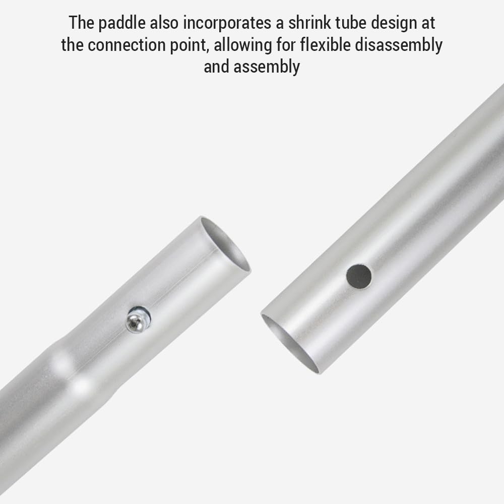 Pagaie de kayak réglable 4 pièces Pagaie de kayak réglable amovible en alliage d'aluminium Pagaie à double tête