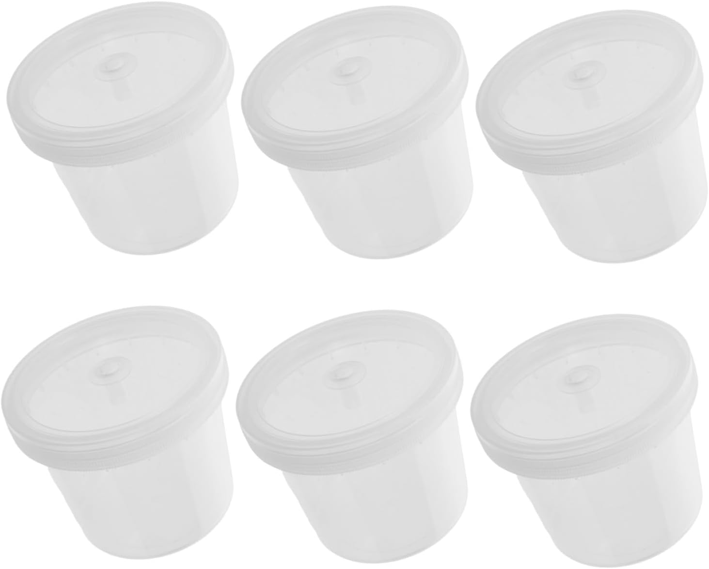 6 Pack Wide Mouth Reagent Bottles 480ml Pp Lab Tissue Culture Containers with Breathable Caps for Precise Monitoring and Plant Sample Collection