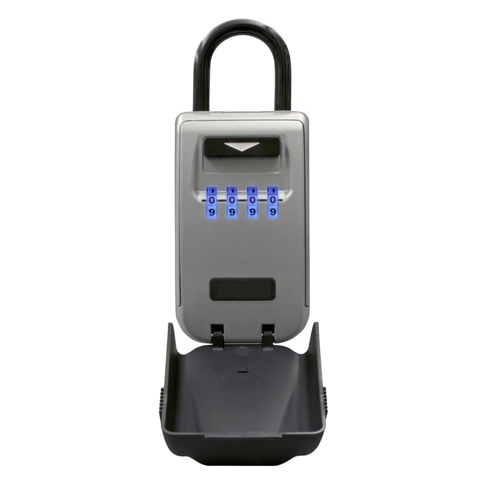 Safe Box, Outdoor Key Safe Box ， Keys Storage Padlock Use Light Up Dials Password Lock Hook Security Organizer Boxes