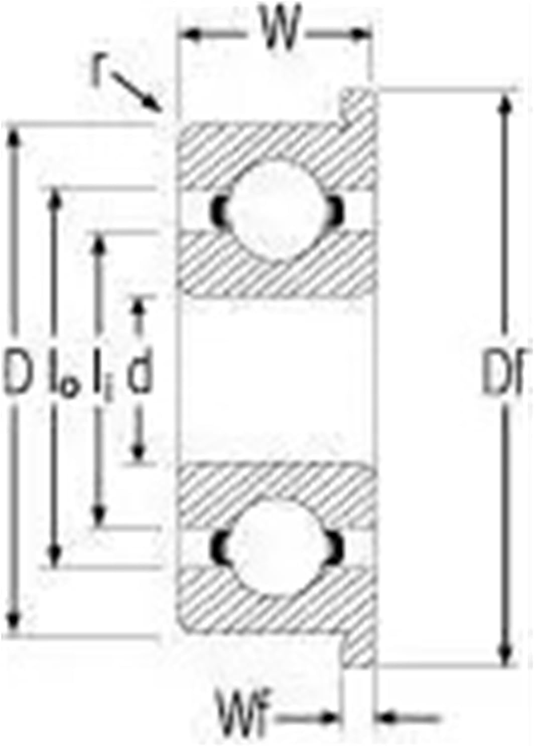 10pcs F6902 F6902ZZ F6902Z F61902-2Z 15x28x7 Flange Bearing Miniature Deep Groove Ball Bearing Shielded Ball Bearings