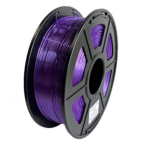 Superfila Silk Purple PLA Filament 1.75mm 3D Printer Filament 1KG 2.2 LBS Spool Shine Silky Shiny PLA Filament for Creality Ender 3 v2,Ender 3 Pro,Ender 5,CR-10 V2