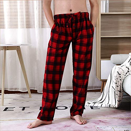 Different Touch 3 Pack Big & Tall Pajama Pants Set Bottoms Fleece Lounge Sleepwear PJs with Pockets Microfleece2
