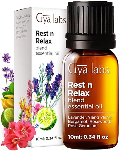 Gya Labs Rest & Relax Essential Oil Blend 0.34 Fl Oz