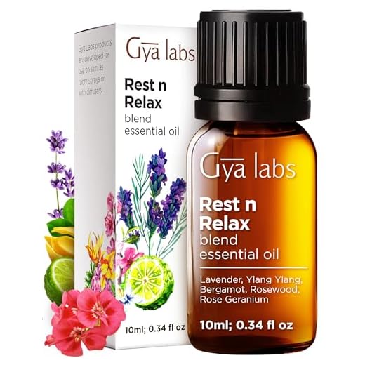 Gya Labs Rest N Relax Essential Oil Blend (10ml) - Calming & Relaxing