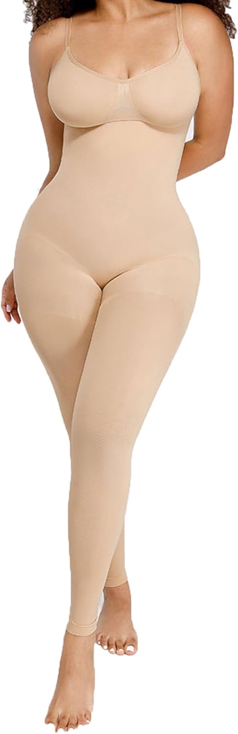 JOSHINE Seamless Full Body Compression Bodysuit Hourglass Leggings Compression Faja Body Shaper Breathable Jumpsuit Bodysuit