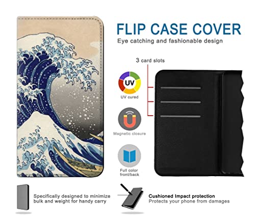 Coque Hokusai Samsung S26 Ultra : housse cuir premium et protection d'art japonaise