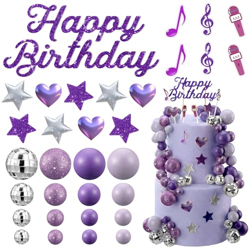 Leinuosen 76 Pcs Kpop Cake Topper Popular Singer Birthday Cake