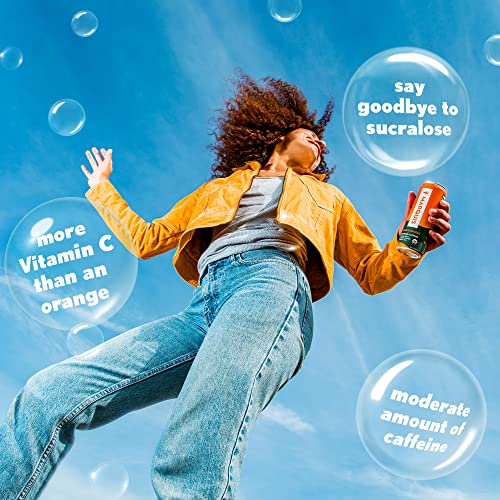 Say Goodbye To Crashing | Marquis | Organic Sparkling Yerba Mate Coffee Alternative With Clean Caffeine | Keto Energy Drinks Alternative Infused With Yerba Mate, Green Coffee, And Green Tea | Lychee Peach 12 Pack #TOP3