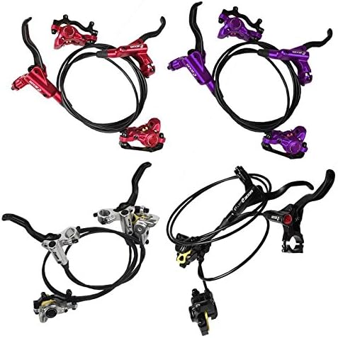 TOSEEK ZOOM Hydraulic Bicycle Front/Rear Disc Brake 4 Color Set MTB Mountain Bike Oil Disc Braking Rotor Levers