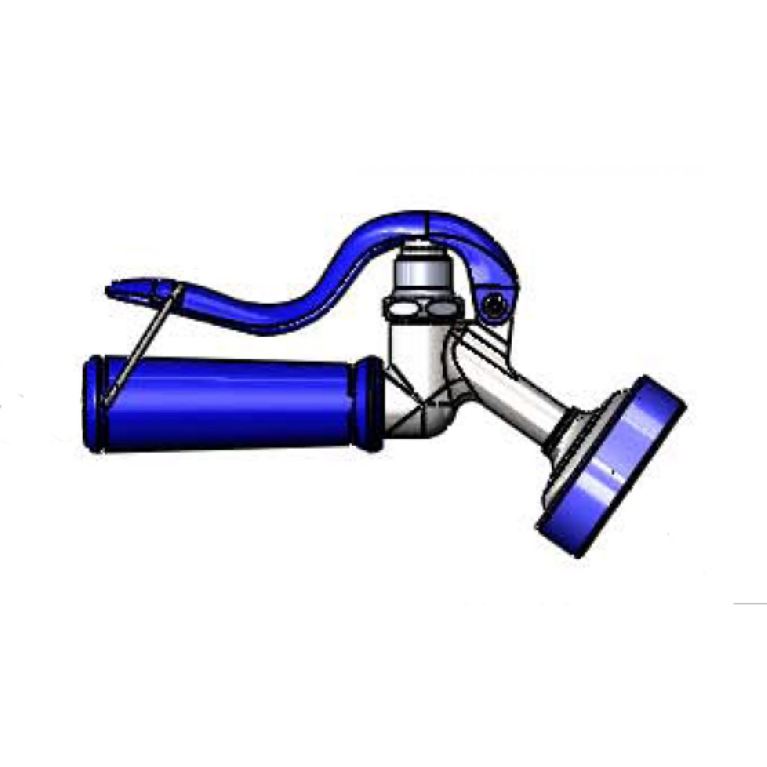 T&S Brass PG-35AV - Válvula de pulverización en ángulo de aluminio para aseo de mascotas, conexión de manguera hembra NPT de 1/4 pulgadas