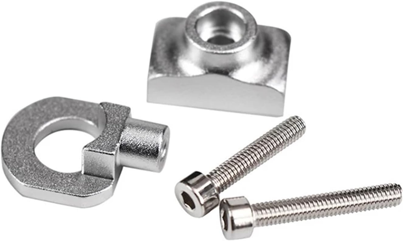 Sturdy 6 Pieces of Bicycle Chain Adjuster Tensioner Aluminum Alloy Bolts, Suitable for Single-Speed Bicycles