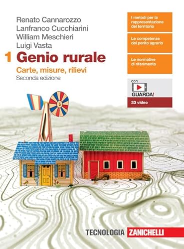 9788808920218 Genio rurale. Per le Scuole superiori. Con e-book. Con espansione online. Carte, misure, rilievi (Vol. 1)