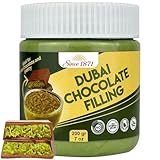 Gulluoglu Dubai Chocolate Filling – 200g 7oz Pistachio Cream with Crispy Kadayif | Middle Eastern Gourmet Dessert Best Ingredient For Dubai Chocolate | Rich, Crunchy & Decadent Treat