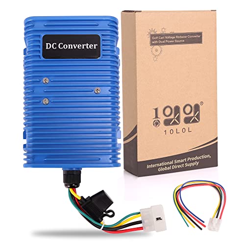 Best Deal 10L0L Universal Golf Cart Voltage Reducer Converter DC 36V 48V to 12V 30A 350W Step Down Regulator Buck Transformer for EZGO Club Car Yamaha 70% Off Everything 10L0L Universal Golf Cart Voltage Reducer Converter DC 36V 48V to 12V 30A 350W Step Down Regulator Buck Transformer for EZGO Club Car Yamaha