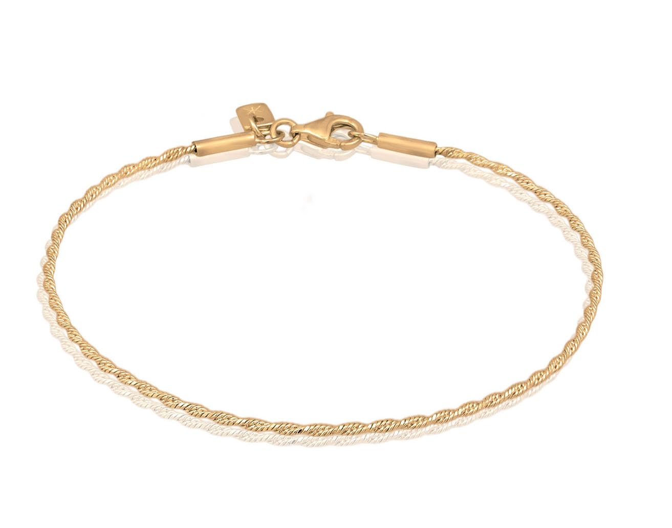 Kuzzoi Budda męska srebrna bransoletka Basic łańcuszek ze srebra wysokiej próby 925, pozłacana, długość 19 cm – 23 cm, 0202292025