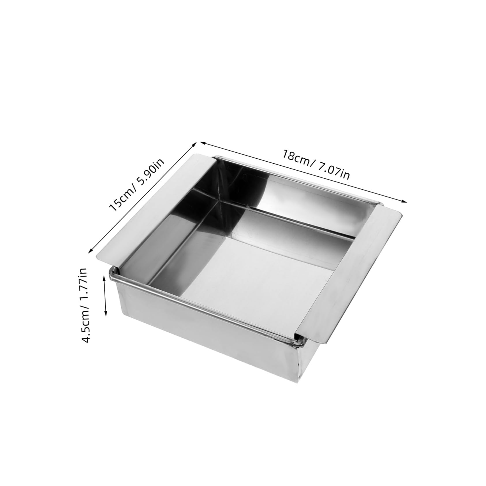 Stampo per Tofu Giapponese in Acciaio Inossidabile, Argento | Strumento da Cucina, Design Elegante, Lavabile Facilità, per Preparazioni Casalinghe