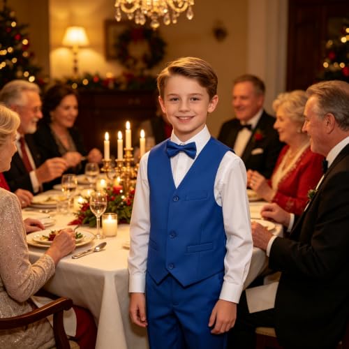 Image of Kids Vest for Boys Formal Suit Vests