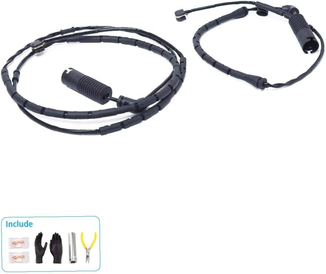 Front Rear Brake Pad Sensor Kit Fit for Bmw 3 Series E46 34351164371 34351164372 with Repair Tool