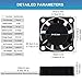 GDSTIME 2 Pack 25mm 5V Fan - Mini 25x25x7mm 2-Pin Brushless DC Cooling Fans for Aroma Diffuser Projector Incubator