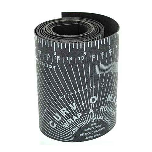 Jackson Safety Flexible Wrap-A-Round Pipe Marking Tool, 4" To 12" Pipe Diameter, Black, Xl, 14754 #TOP2