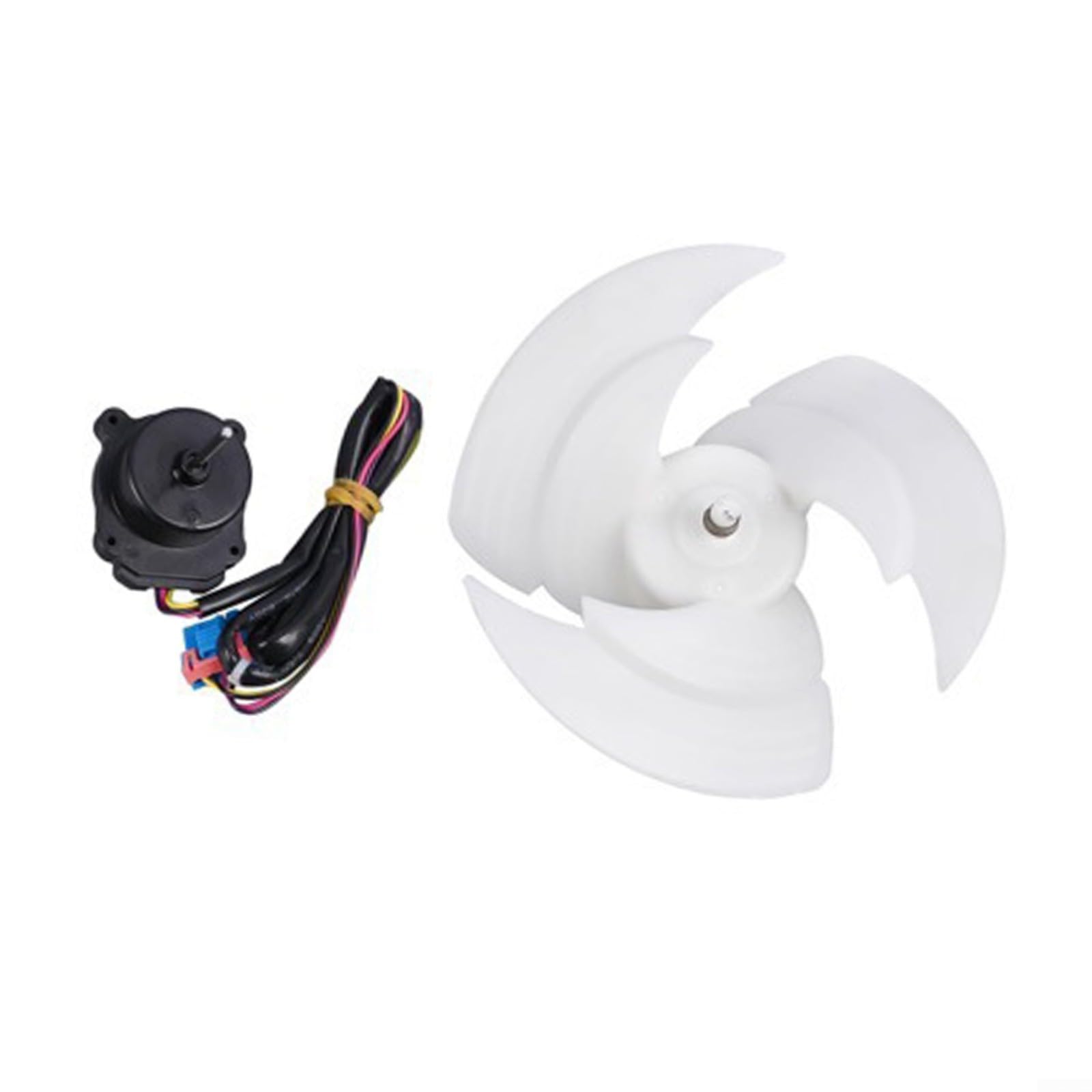 Kondensator-Lüftermotor mit Flügel für LG Kühlschrank LMXS/LNXC/LNXS, ersetzt EAU65058502 EAU65058501, 12V 1A, kompatibel mit für KENMORE