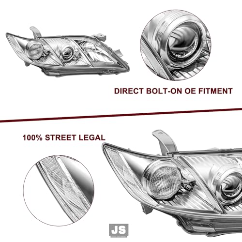 Image of JSBOYAT Headlight Assembly Fits for 2007-2009 Toyota Camry Exclude Hybrid