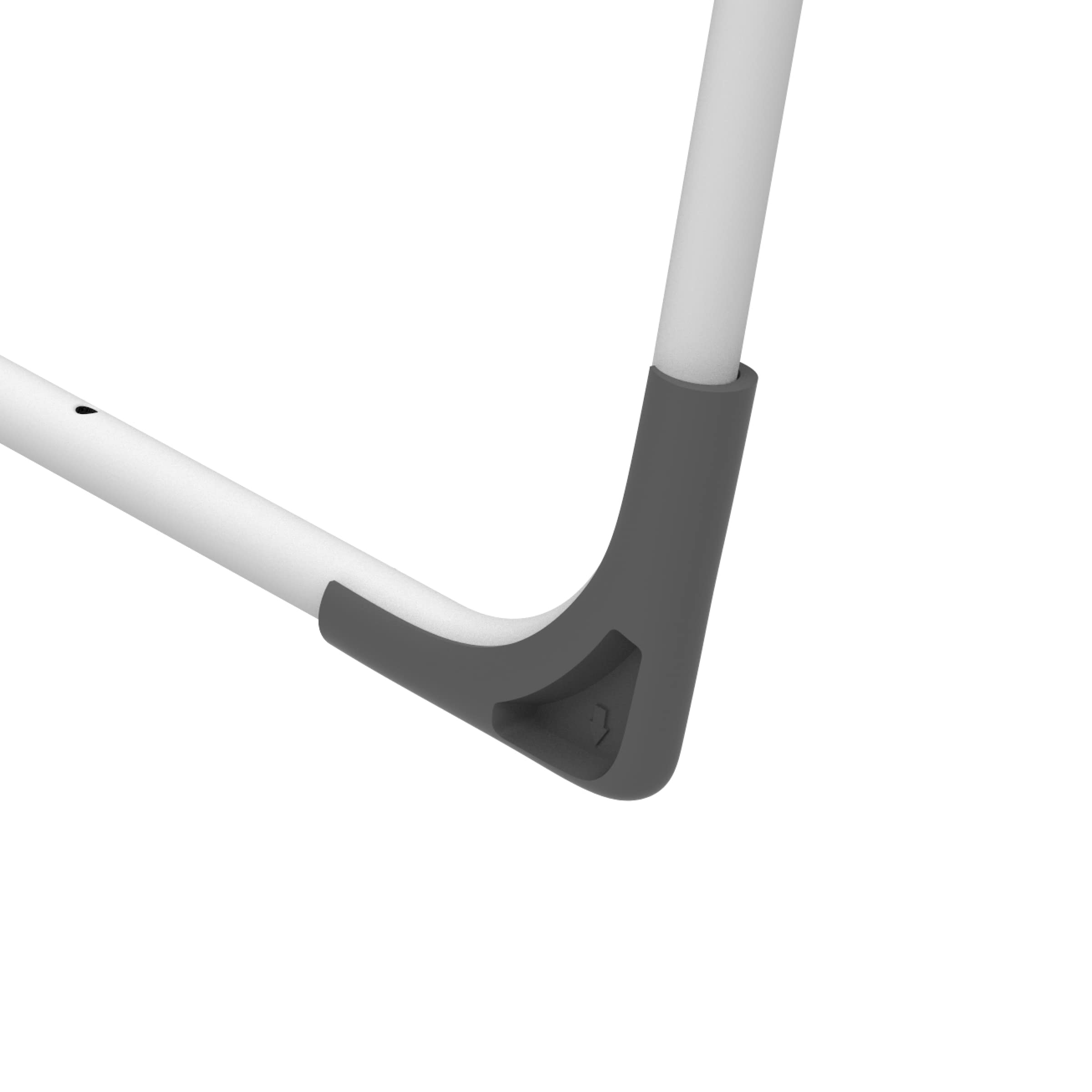 Rörets Stendibiancheria Nano Black - Modello in Alluminio a Pavimento, Meccanismo Blocca Gambe, Ganci per la Conservazione e 9 m di Superficie - 92 x 49 x 84 cm