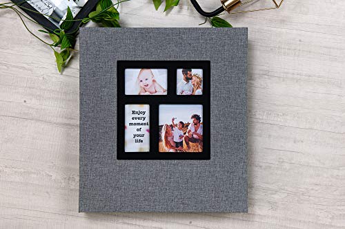 image for potricher Photo Album 4x6 600 Photos Linen Hardcover Large Capacity fo