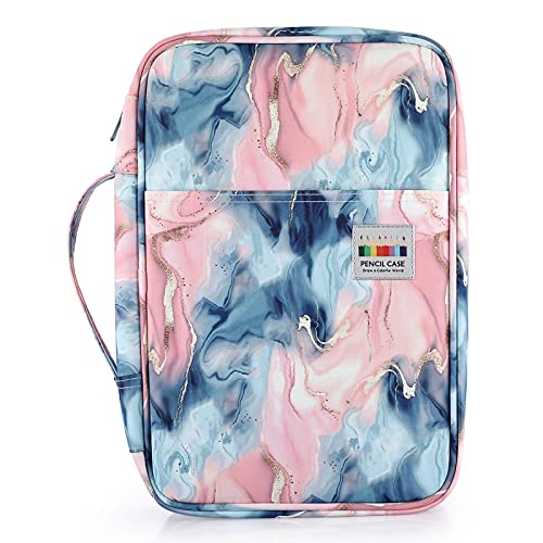 SUMTREE 300 Trousse de Crayon Sac à Crayons/Stylos/Feutres pour lécole et Bureau avec Grande Capacité (Rose)