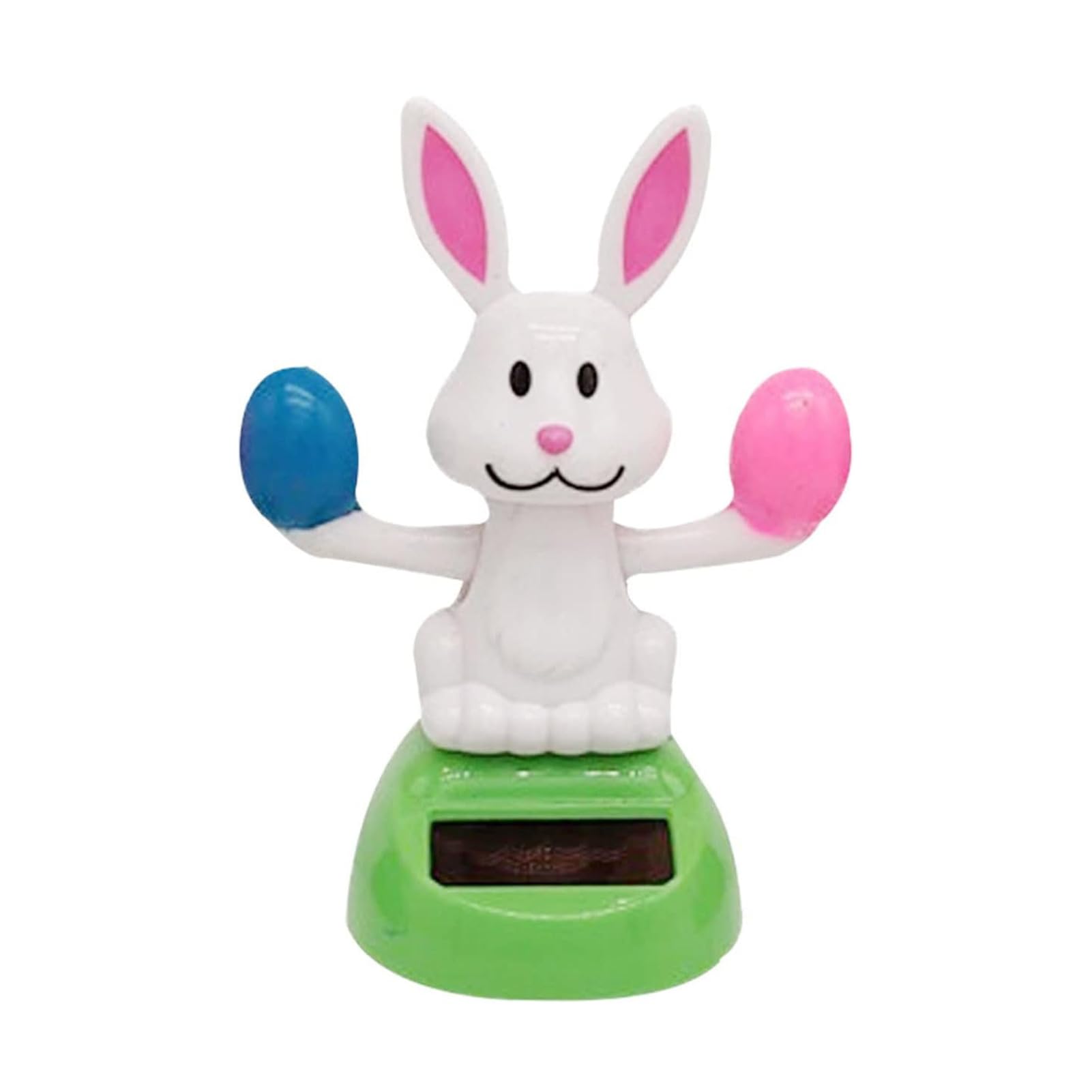 OKESYO Figurines de jardin solaires en forme de lapin pour l'extérieur, avec lanternes solaires, résistantes aux intempéries, statues de jardin, décoration de jardin, cadeau pour la maison, la cour