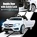 Licensed Mercedes Benz Electric Car for Kids by TOBBI,Toddler Electric Vehicle,Children Ride On Toy with Parental Remote Control/Double Doors/5 Point Safety Belt/LED Lights for Ages 3+