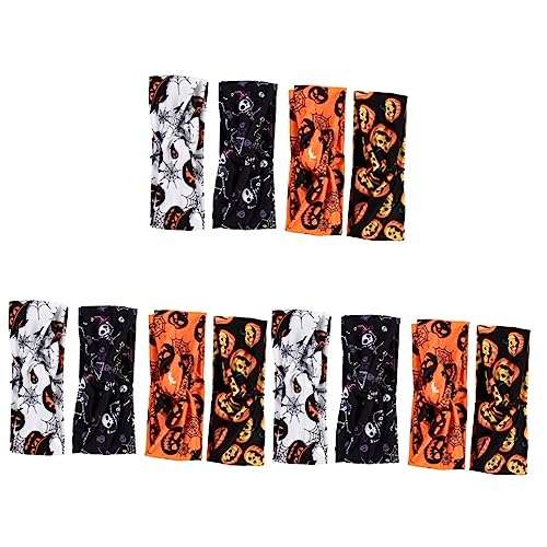Bandeaux Halloween pour retenir les cheveux pendant le sport lot de 12