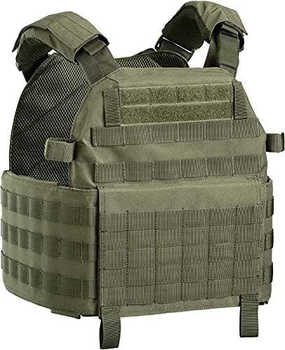 Chaleco tactico Softair Molle OT-BAV12 en color Verde OD Green 1000D