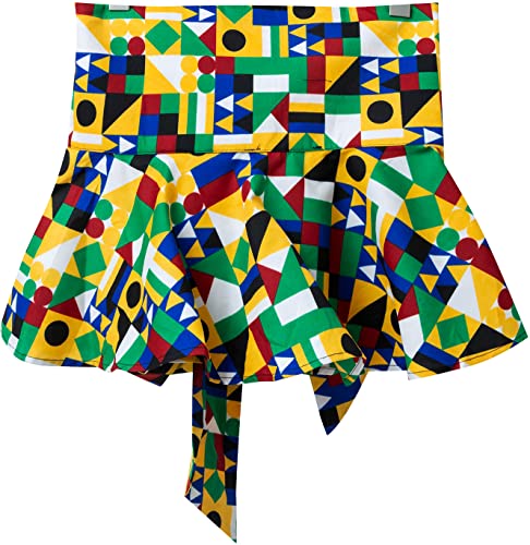 SHENBOLEN Women African Print Dashiki Tradition Waist Belts One Size2