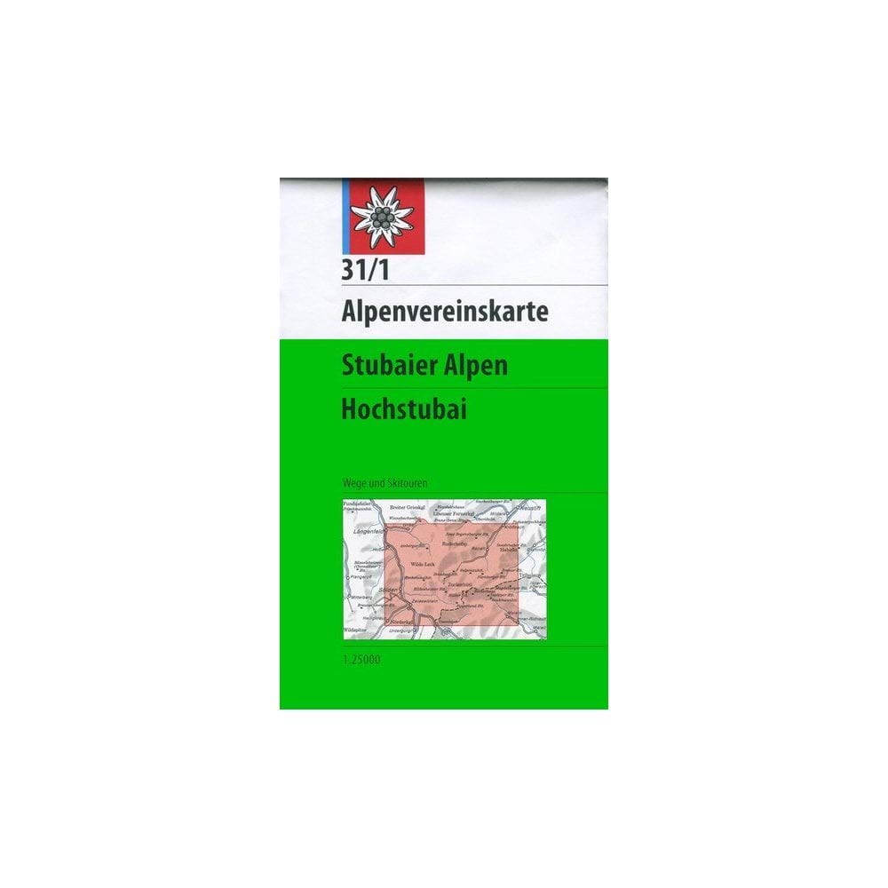 Stubaier Alpen Hochstubai 311 Topographische Karte 9783928777070