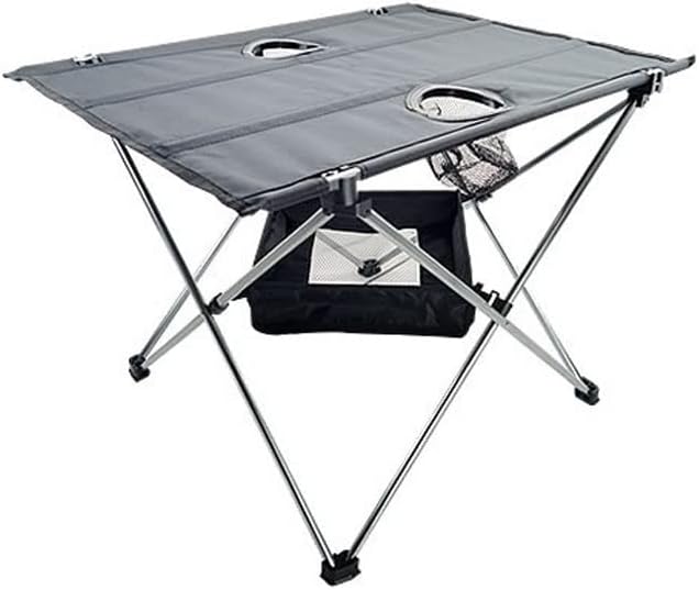 Camp Table Lightweight Folding Table Oxford Cloth Aluminum Alloy Portable Outdoor Camping Home Barbecue Picnic Ultra Light Aluminum