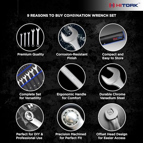 HITORK 25-Piece Metric Wrench Set