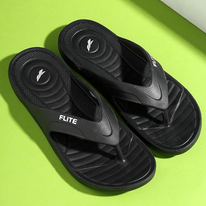 Image of FLITE Men's FL-483 Flip Flops | Lightweight EVA Slippers for Men | Comfortable Casual DailyUse Chappal | Anti-Slip Sole Soft Footbed