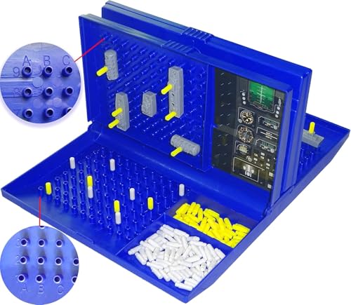 BLUECHOLON Battlevessel Juego de Mesa Estratégico – Hundir los Barcos (25 x 19 x 12 cm)
