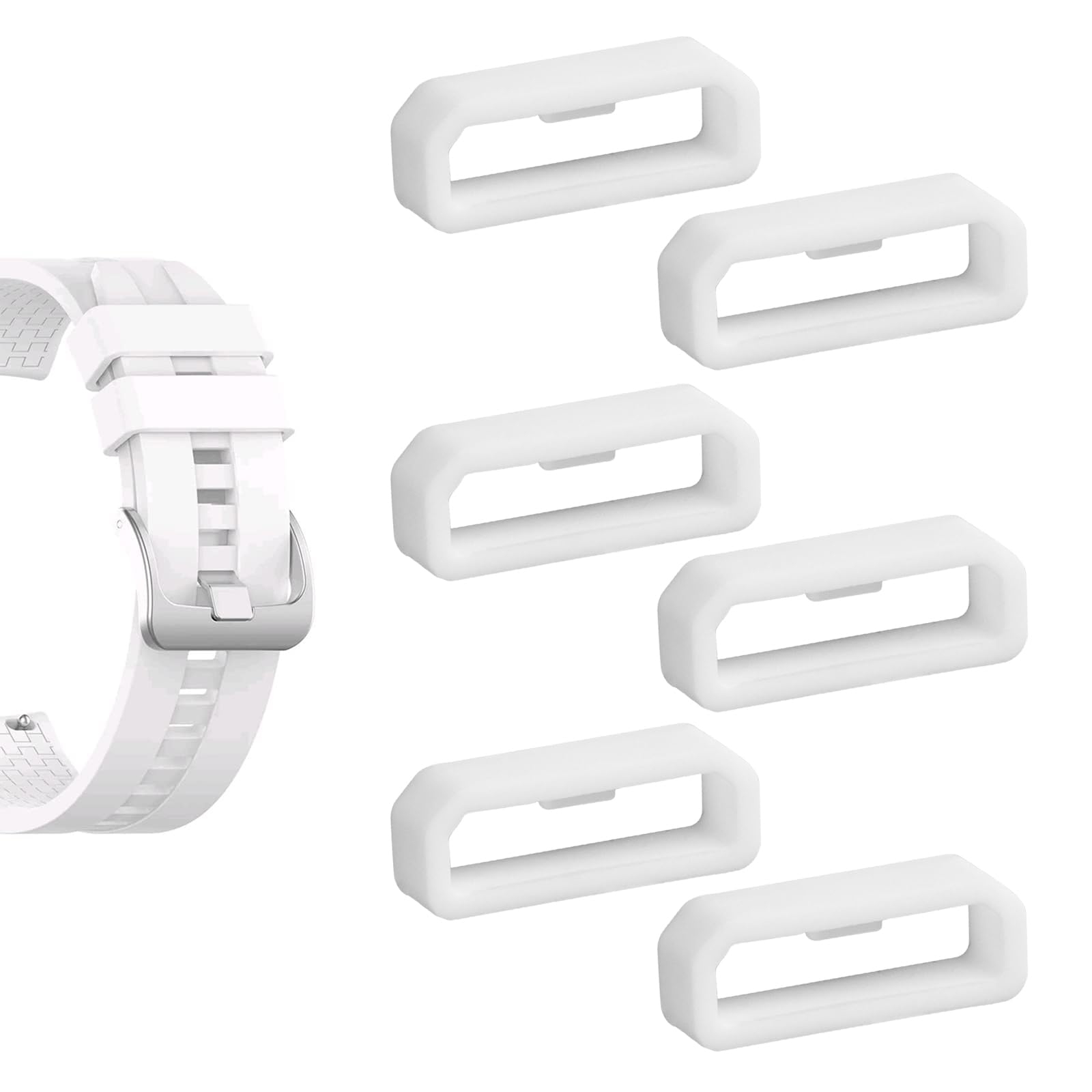12 pz/6 pz/1 pz/lotto 22mm Cinturini Anello Gomma di Silicone Cinturini Per Orologi Accessori Tolare Armadietto Cinghia Anello ad anello  1511