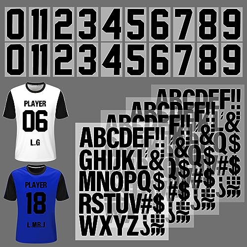 ZephyrHome 147 letras para planchar, letras autoadhesivas impermeables, parches, camisetas, bolsos,...