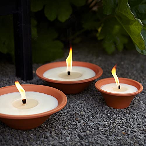 Braseros pour l'extérieur de 23 x 7 cm en terre cuite véritable - 5