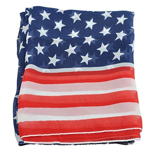 Women Scarves American Flag US Flag Patriotic Theme Scarves