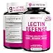 GoBiotix Lectin Defense - Blocks Interfering Dietary Lectins, Supports Intestinal & Digestive Health, Helps Reduce Gas, Aids Against Food Cravings - Non-GMO, Gluten Free - 60 Vegan Capsules