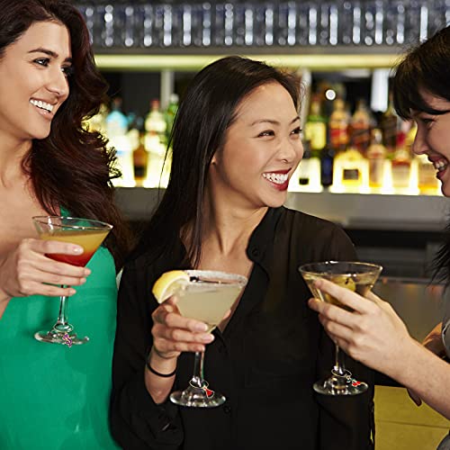 Wine Glass Charms Markers Tags, Wine Charms For Stem Glasses, Wine Bachelorette Tasting Party Favors Decorations (Beach Style,60 Pieces) #TOP4