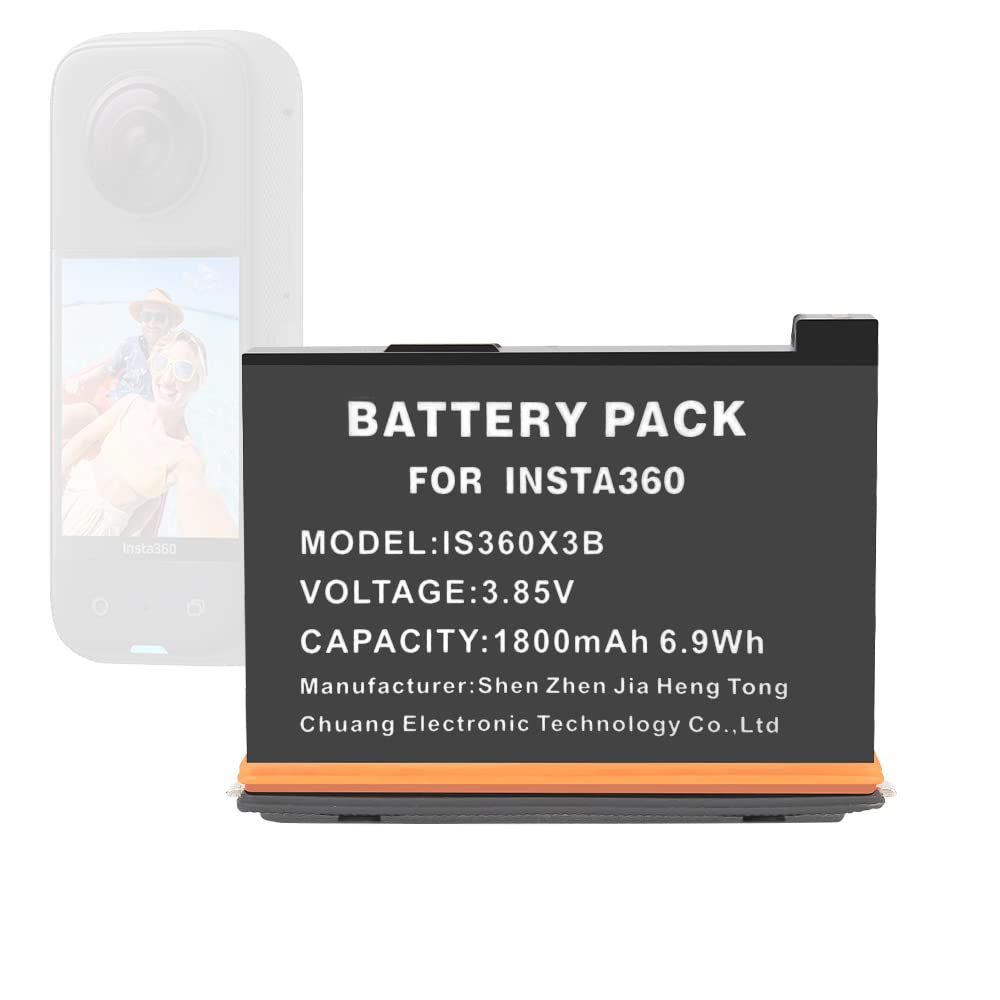 Amazon | insta360 x3 バッテリー 互換 1800mAh交換バッテリーBattery